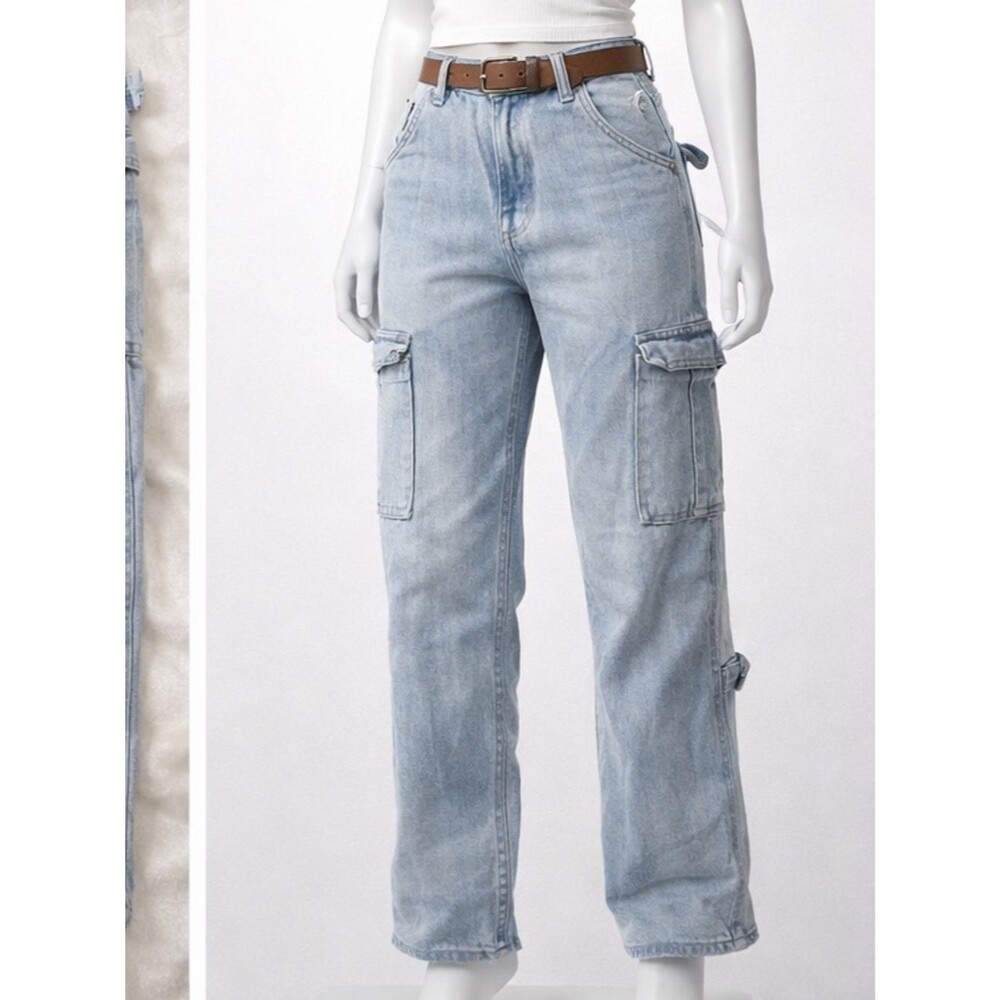 Light Wash Carpenter Jeans - Classic Pocket Back